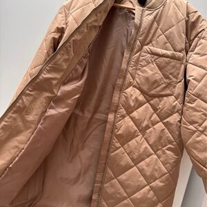 Vero Moda Beige Quilted Coat